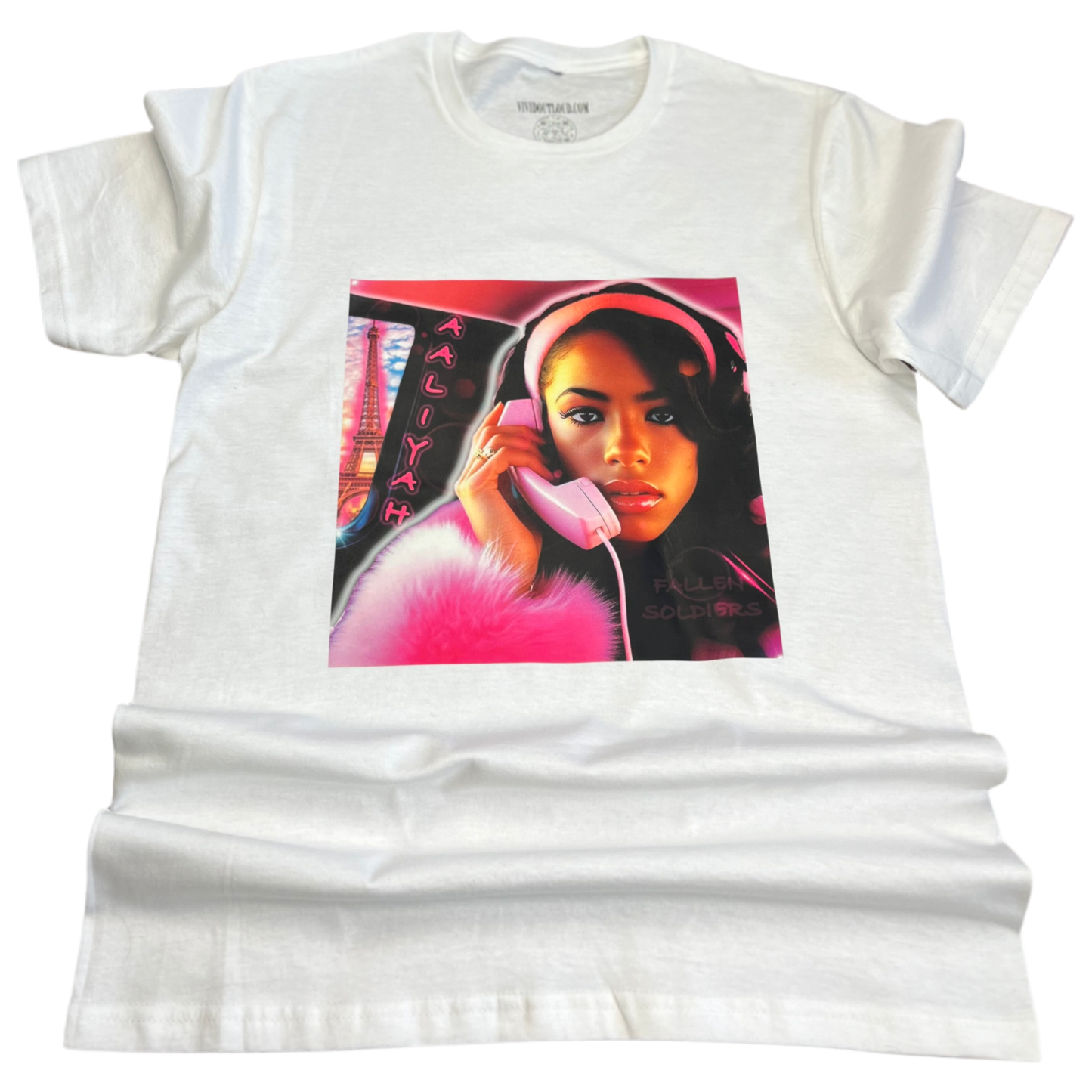 #Aaliyah Fallen Soldier T-Shirt by #vividoutloud.com