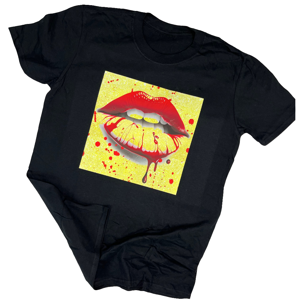 #GoldLips T-Shirt by #vividoutloud.com